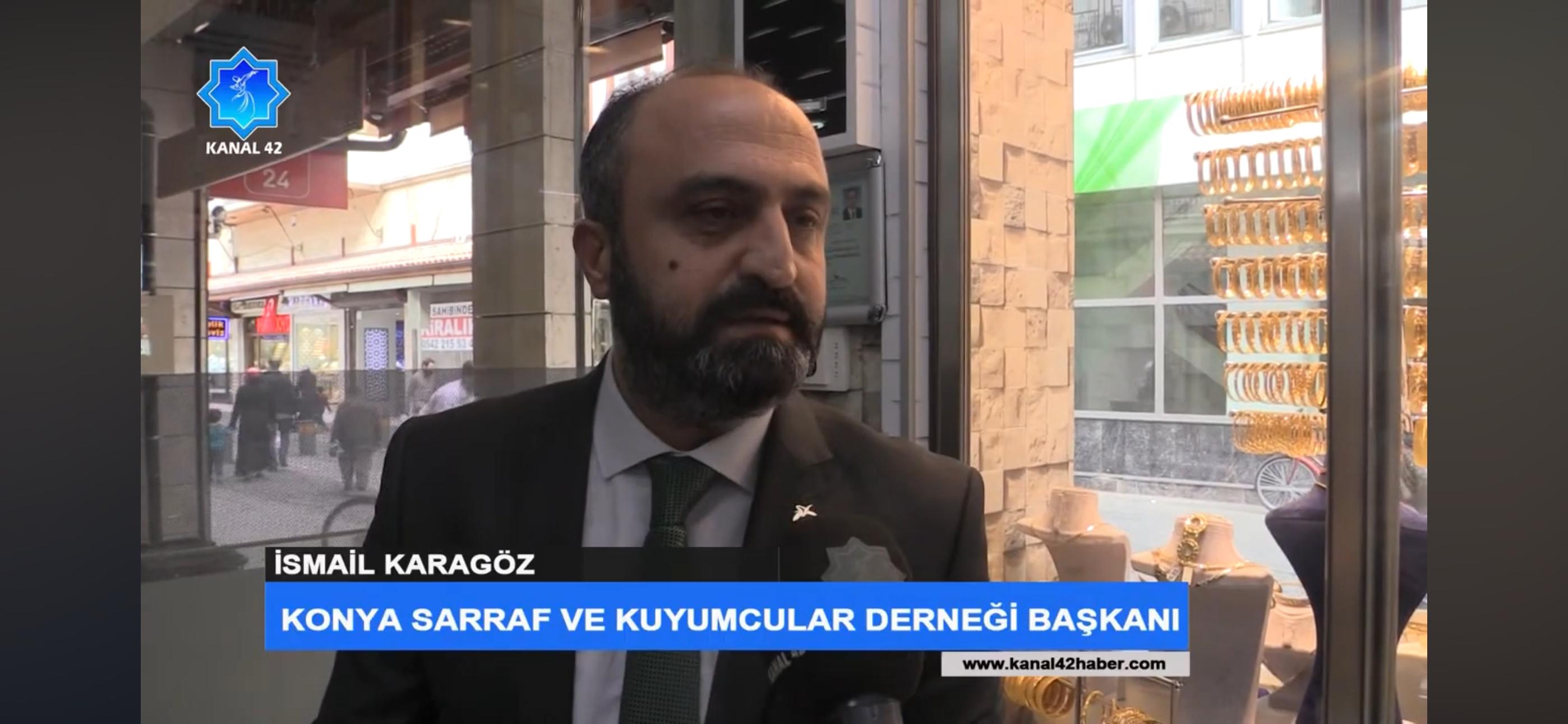 BAŞKAN KARAGÖZ ALTIN ALIMINA DİKKAT DEDİ KANAL 42'YE